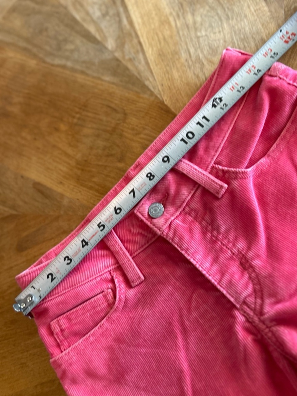 Levi's soft Pink Barbiecore coquette Corduroy Jeans size 27/32 - Picture 10 of 12
